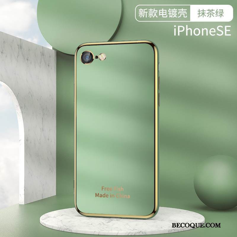 Kuori iPhone Se 2020 Silikoni Vihreä Uusi, Kotelo iPhone Se 2020 Luova Ultra Persoonallisuus