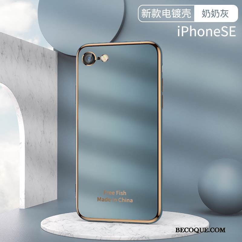 Kuori iPhone Se 2020 Silikoni Vihreä Uusi, Kotelo iPhone Se 2020 Luova Ultra Persoonallisuus