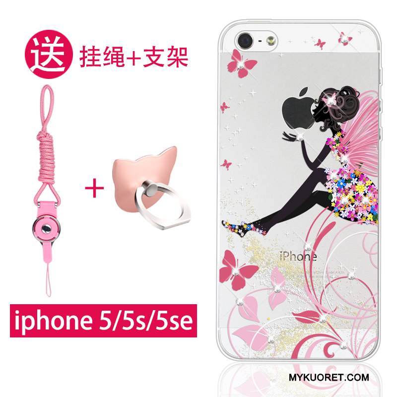 Kuori iPhone Se Kohokuviointi Jauhe Persoonallisuus, Kotelo iPhone Se Suojaus Puhelimen Kuoret Murtumaton