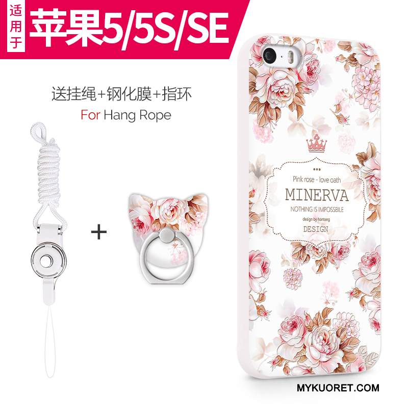 Kuori iPhone Se Laukut Murtumaton Ohut, Kotelo iPhone Se Silikoni Puhelimen Kuoret Violetti