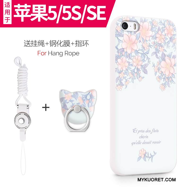 Kuori iPhone Se Laukut Murtumaton Ohut, Kotelo iPhone Se Silikoni Puhelimen Kuoret Violetti