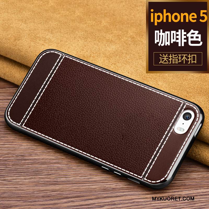 Kuori iPhone Se Luova Murtumaton Puhelimen Kuoret, Kotelo iPhone Se Laukut Yksinkertainen Musta