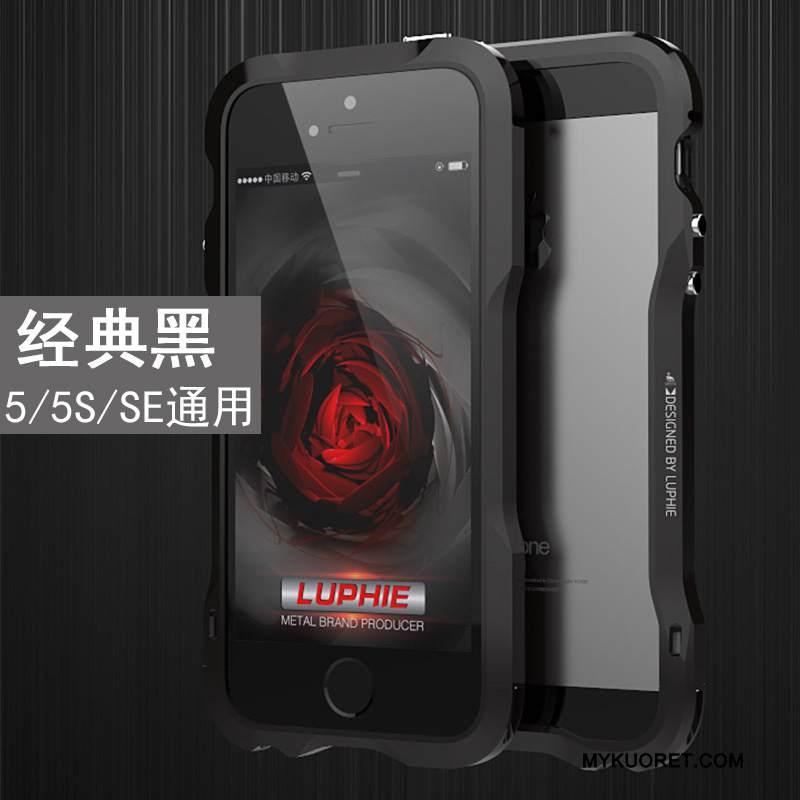 Kuori iPhone Se Metalli Harmaa Uusi, Kotelo iPhone Se Kehys Murtumaton