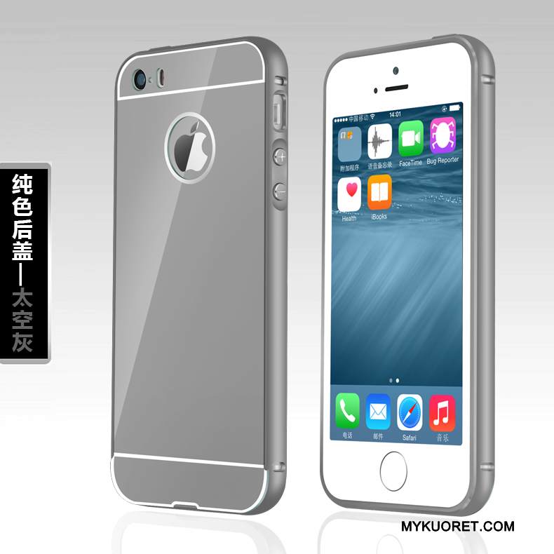 Kuori iPhone Se Metalli Jauhe Kehys, Kotelo iPhone Se Puhelimen Kuoret