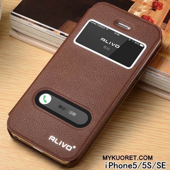 Kuori iPhone Se Nahka Kova Puhelimen Kuoret, Kotelo iPhone Se Suojaus Murtumaton Trendi