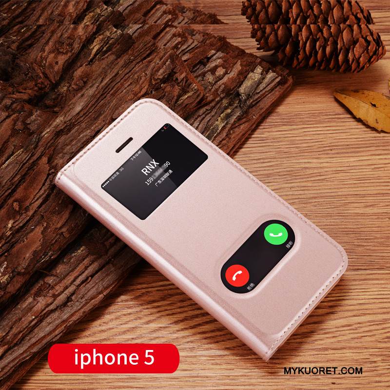 Kuori iPhone Se Nahka Kulta Ohut, Kotelo iPhone Se Suojaus Persoonallisuus Puhelimen Kuoret