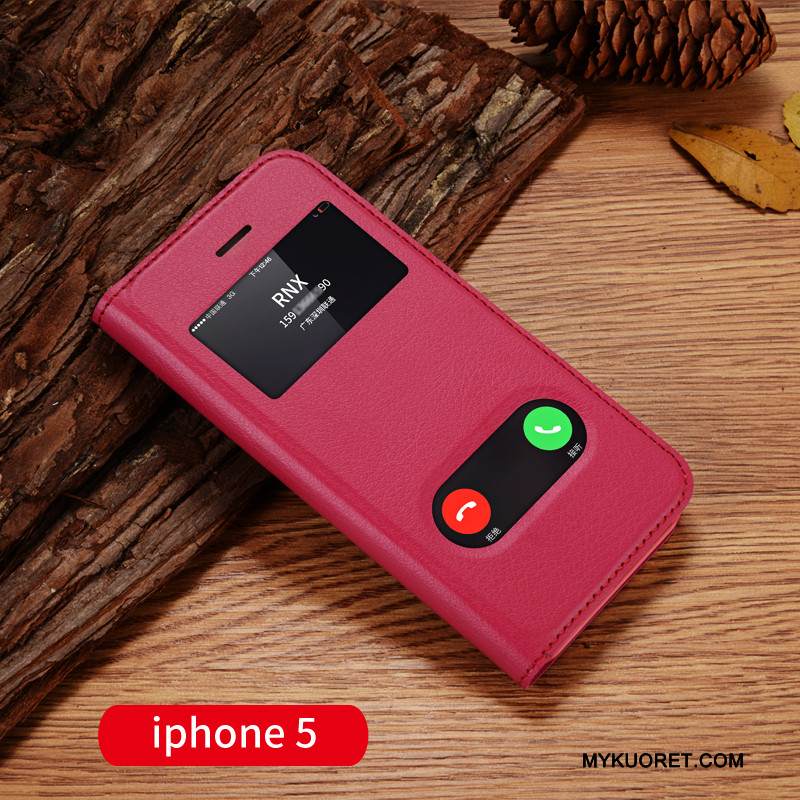 Kuori iPhone Se Nahka Kulta Ohut, Kotelo iPhone Se Suojaus Persoonallisuus Puhelimen Kuoret