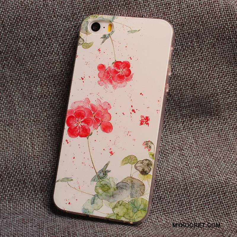 Kuori iPhone Se Pehmeä Neste Murtumaton Ihana, Kotelo iPhone Se Laukut Persoonallisuus Puhelimen Kuoret