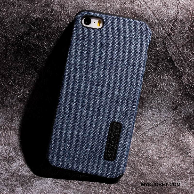 Kuori iPhone Se Pehmeä Neste Puhelimen Kuoret Tummansininen, Kotelo iPhone Se Silikoni Murtumaton Yksinkertainen