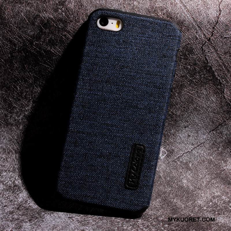 Kuori iPhone Se Pehmeä Neste Puhelimen Kuoret Tummansininen, Kotelo iPhone Se Silikoni Murtumaton Yksinkertainen