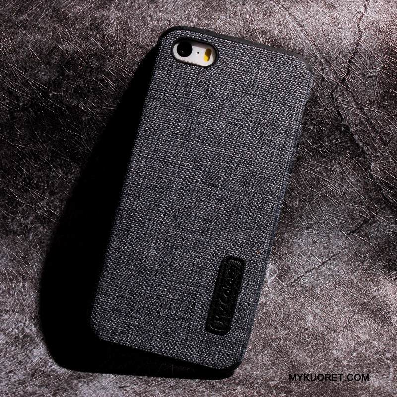 Kuori iPhone Se Pehmeä Neste Puhelimen Kuoret Tummansininen, Kotelo iPhone Se Silikoni Murtumaton Yksinkertainen