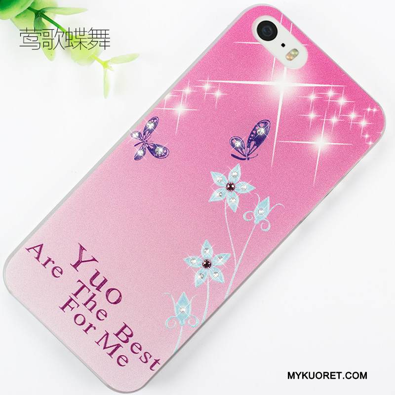 Kuori iPhone Se Sarjakuva Sininen Puhelimen Kuoret, Kotelo iPhone Se Kohokuviointi