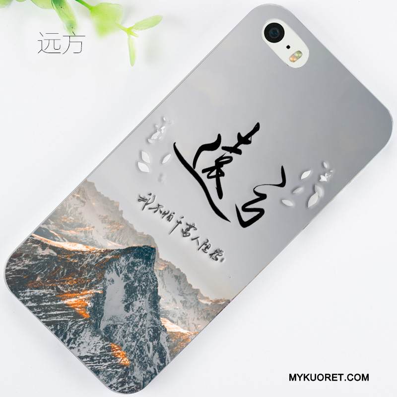 Kuori iPhone Se Sarjakuva Sininen Puhelimen Kuoret, Kotelo iPhone Se Kohokuviointi