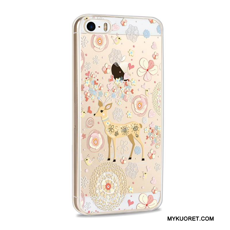 Kuori iPhone Se Sarjakuva Trendi Uusi, Kotelo iPhone Se Suojaus Harmaa Puhelimen Kuoret