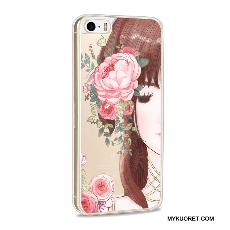 Kuori iPhone Se Sarjakuva Trendi Uusi, Kotelo iPhone Se Suojaus Harmaa Puhelimen Kuoret