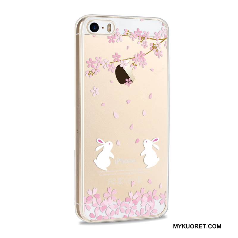 Kuori iPhone Se Sarjakuva Trendi Uusi, Kotelo iPhone Se Suojaus Harmaa Puhelimen Kuoret