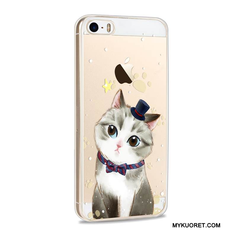 Kuori iPhone Se Sarjakuva Trendi Uusi, Kotelo iPhone Se Suojaus Harmaa Puhelimen Kuoret