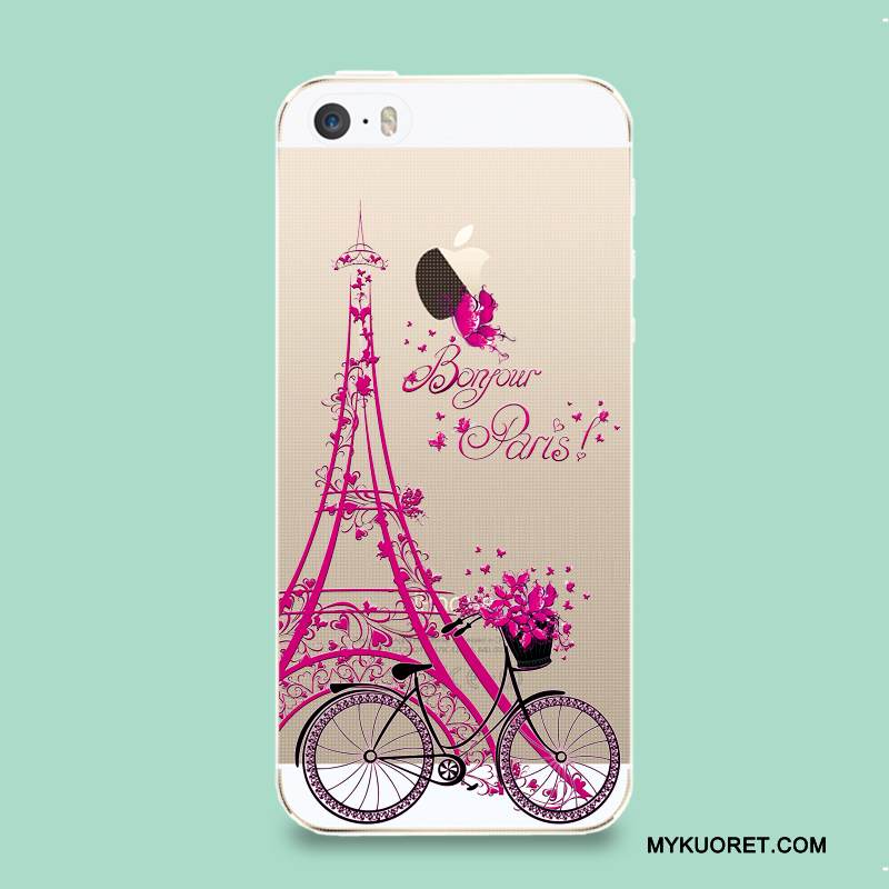 Kuori iPhone Se Silikoni Jauhe Puhelimen Kuoret, Kotelo iPhone Se Pehmeä Neste Pu