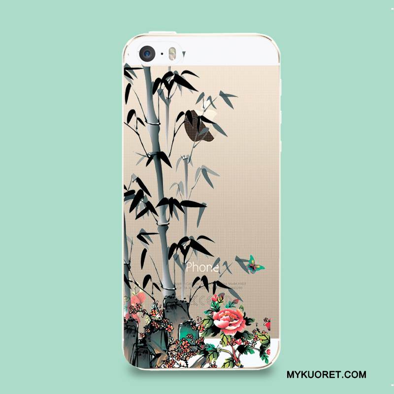 Kuori iPhone Se Silikoni Jauhe Puhelimen Kuoret, Kotelo iPhone Se Pehmeä Neste Pu