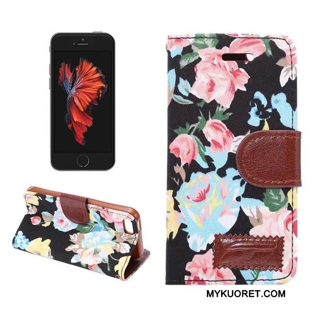 Kuori iPhone Se Silikoni Puhelimen Kuoret Sininen, Kotelo iPhone Se Nahka