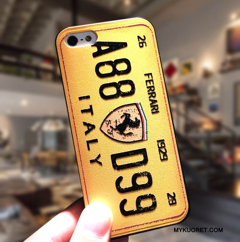 Kuori iPhone Se Silikoni Ripustettavat Koristeet Murtumaton, Kotelo iPhone Se Luova Yksinkertainen Sininen