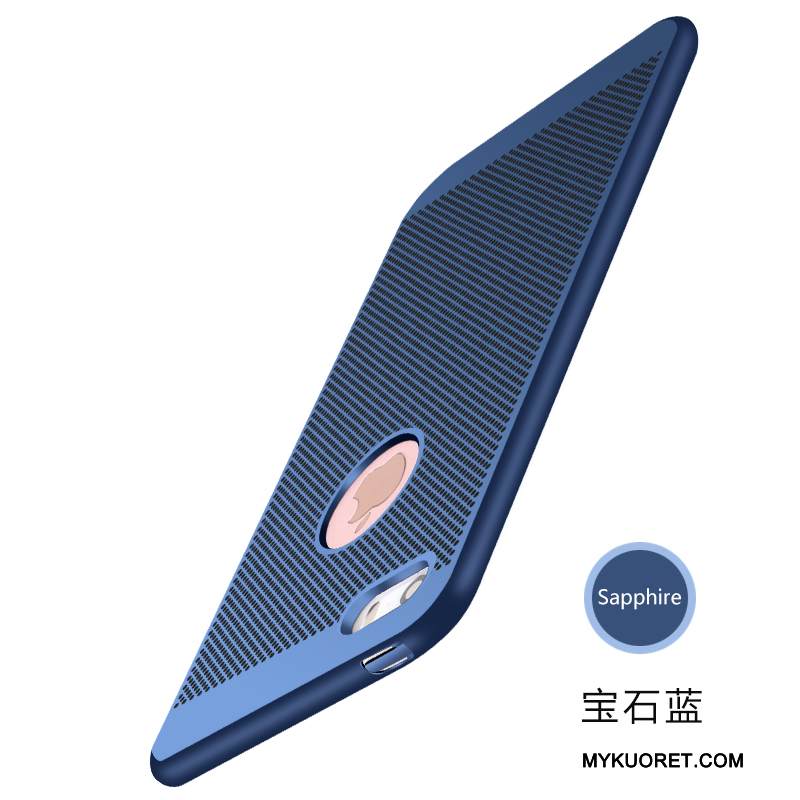 Kuori iPhone Se Silikoni Sininen Pesty Suede, Kotelo iPhone Se Suojaus Trendi Hengittävä