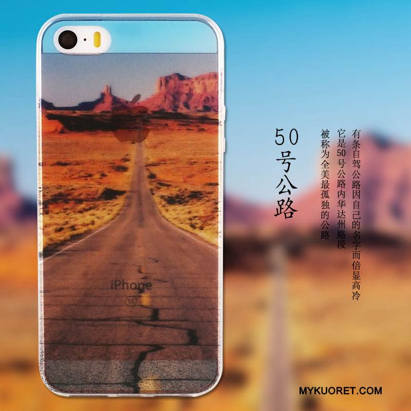 Kuori iPhone Se Silikoni Ultra Jauhe, Kotelo iPhone Se Maalaus Murtumaton Ohut