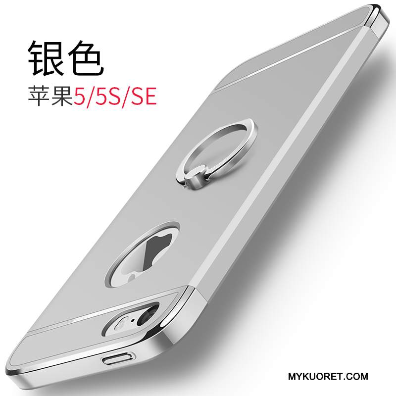 Kuori iPhone Se Suojaus Musta Puhelimen Kuoret, Kotelo iPhone Se Pesty Suede Murtumaton