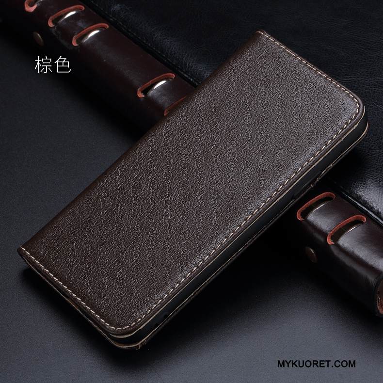 Kuori iPhone X Kuoret Murtumaton Horrostila, Kotelo iPhone X Nahka Punainen Puhelimen Kuoret