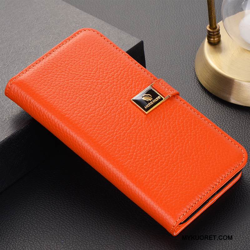 Kuori iPhone X Kuoret Puhelimen Kuoret Liiketoiminta, Kotelo iPhone X Nahka Punainen Trendi