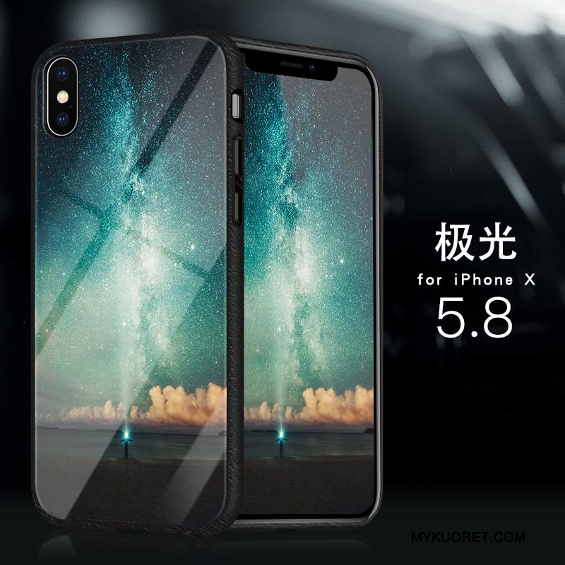 Kuori iPhone X Laukut Keltainen Lasi, Kotelo iPhone X Silikoni Ohut Murtumaton