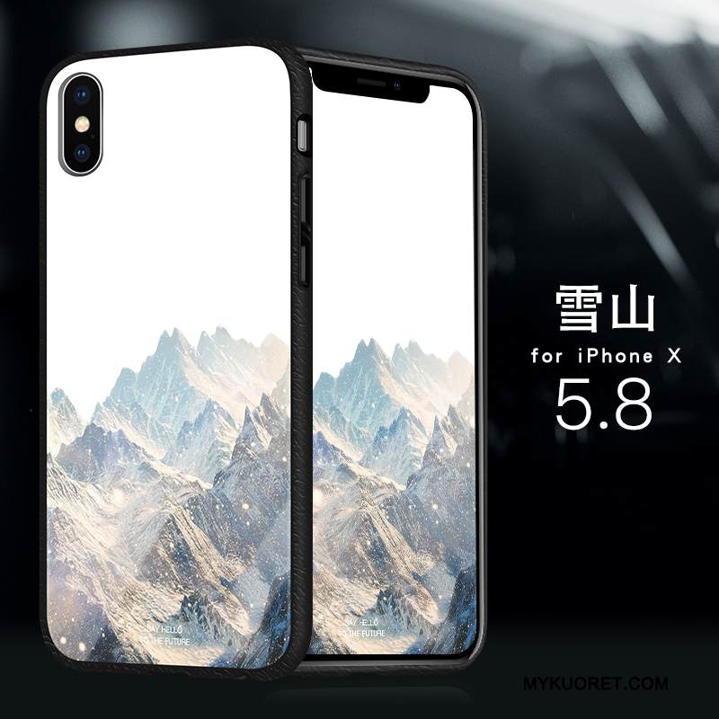 Kuori iPhone X Laukut Keltainen Lasi, Kotelo iPhone X Silikoni Ohut Murtumaton