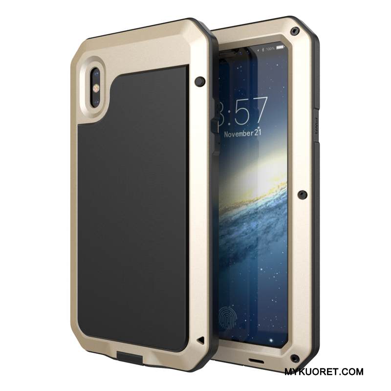 Kuori iPhone X Laukut Kova Puhelimen Kuoret, Kotelo iPhone X Keltainen Ohut