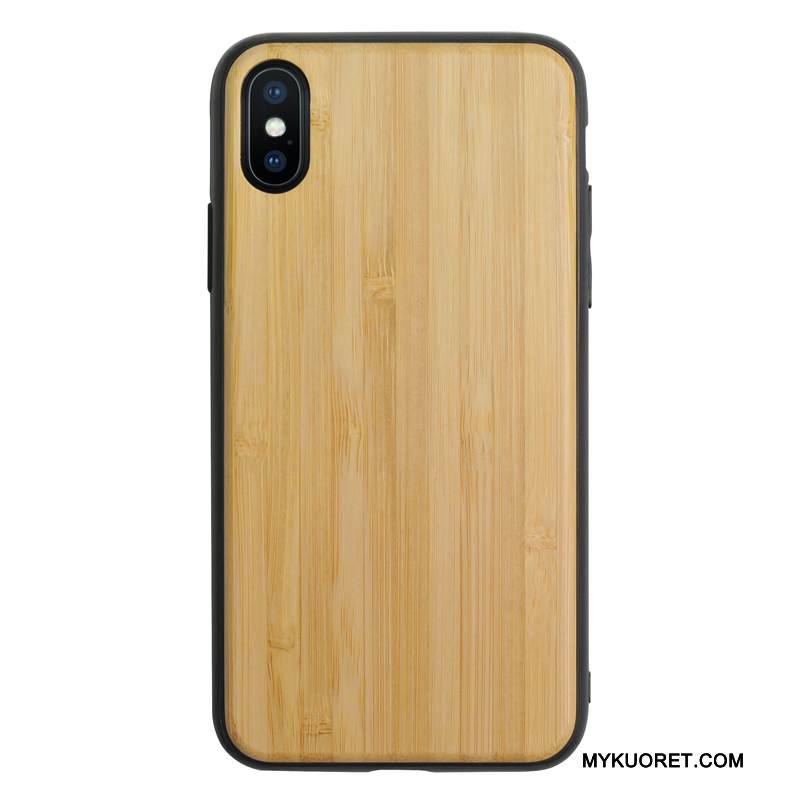 Kuori iPhone X Laukut Murtumaton Pu, Kotelo iPhone X Puu Puhelimen Kuoret
