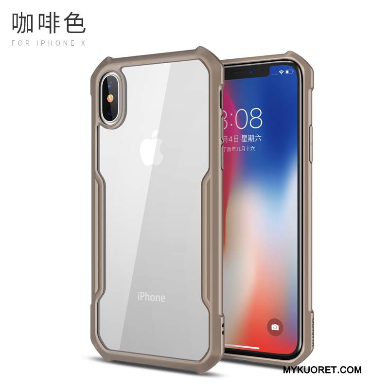 Kuori iPhone X Laukut Murtumaton Puhelimen Kuoret, Kotelo iPhone X Silikoni Ohut Ultra