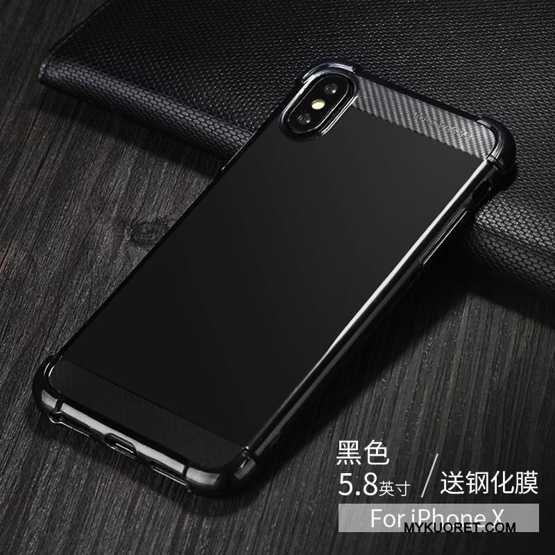 Kuori iPhone X Laukut Murtumaton Puhelimen Kuoret, Kotelo iPhone X Suojaus Uusi Sininen