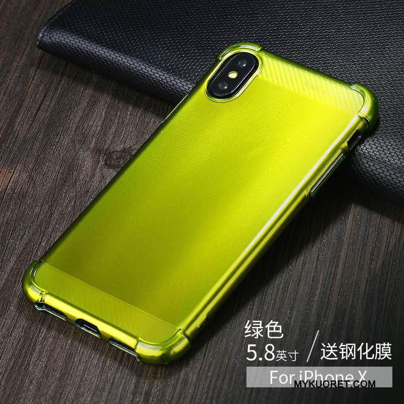 Kuori iPhone X Laukut Murtumaton Puhelimen Kuoret, Kotelo iPhone X Suojaus Uusi Sininen