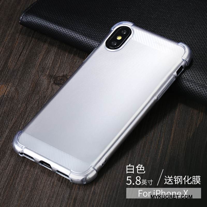 Kuori iPhone X Laukut Murtumaton Puhelimen Kuoret, Kotelo iPhone X Suojaus Uusi Sininen