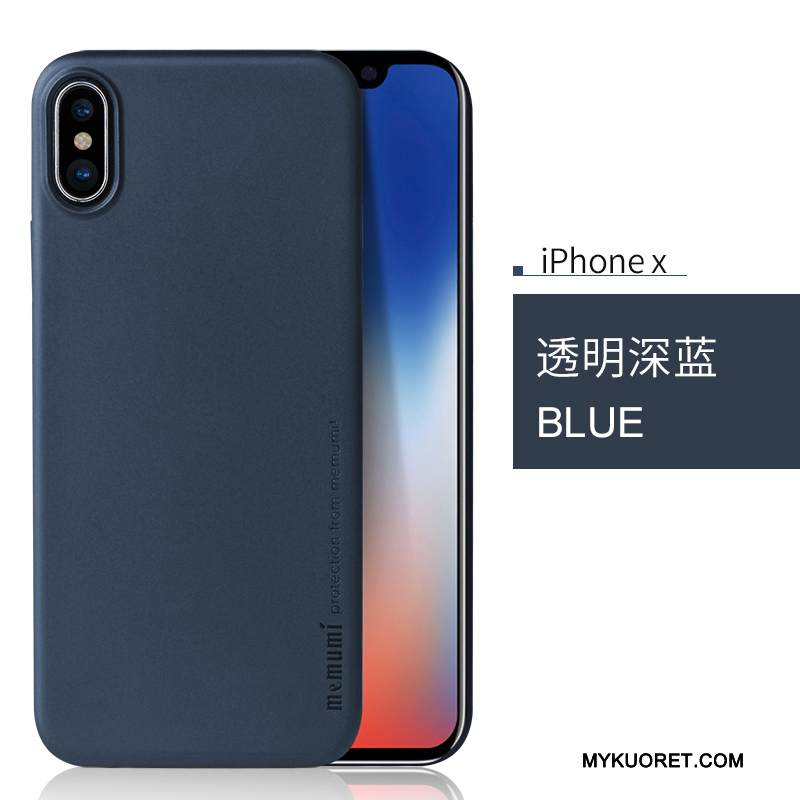 Kuori iPhone X Laukut Pesty Suede Kova, Kotelo iPhone X Puhelimen Kuoret Musta