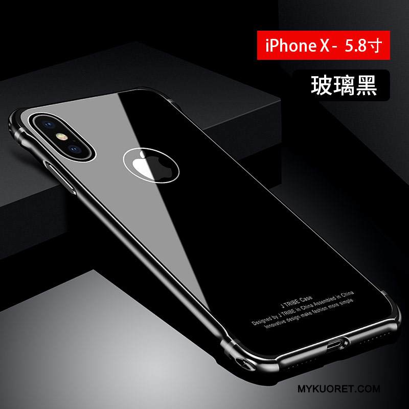 Kuori iPhone X Laukut Tide-brändi L, Kotelo iPhone X Metalli Uusi Puhelimen Kuoret