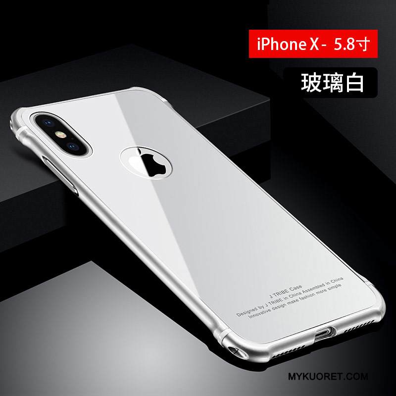 Kuori iPhone X Laukut Tide-brändi L, Kotelo iPhone X Metalli Uusi Puhelimen Kuoret