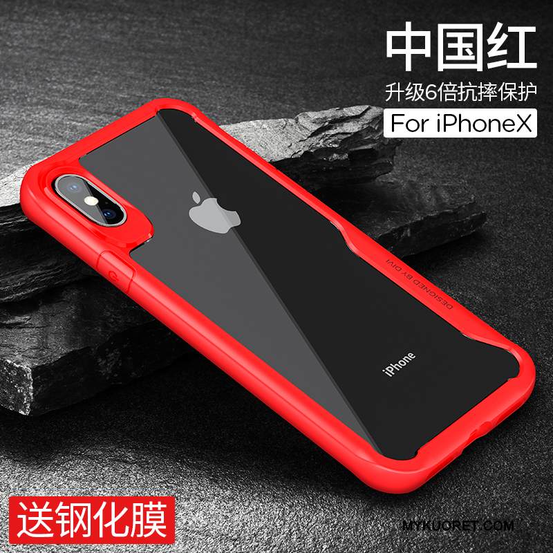 Kuori iPhone X Laukut Uusi Murtumaton, Kotelo iPhone X Puhelimen Kuoret Lasi