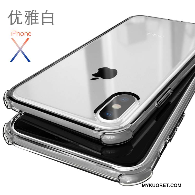 Kuori iPhone X Laukut Uusi Murtumaton, Kotelo iPhone X Silikoni Puhelimen Kuoret Tide-brändi