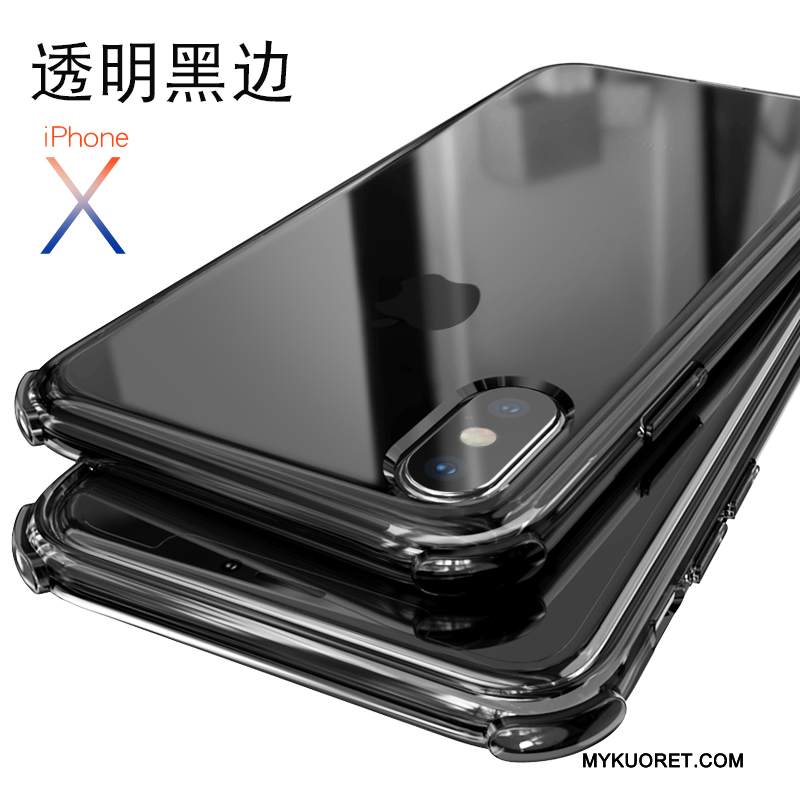 Kuori iPhone X Laukut Uusi Murtumaton, Kotelo iPhone X Silikoni Puhelimen Kuoret Tide-brändi