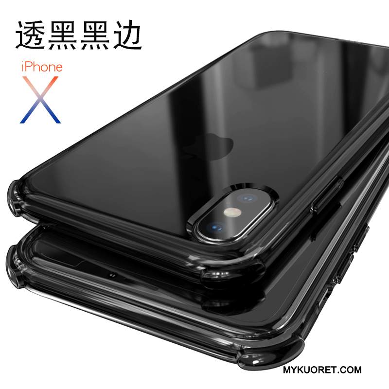 Kuori iPhone X Laukut Uusi Murtumaton, Kotelo iPhone X Silikoni Puhelimen Kuoret Tide-brändi