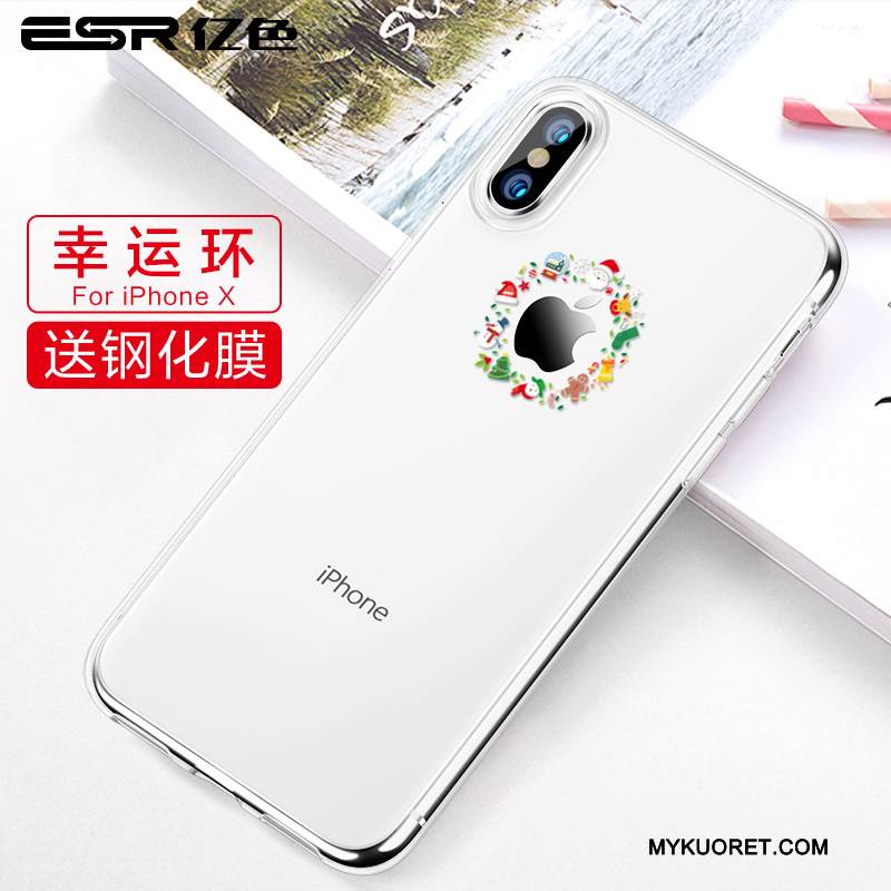 Kuori iPhone X Laukut Uusi Puhelimen Kuoret, Kotelo iPhone X Monivärinen Murtumaton Tide-brändi