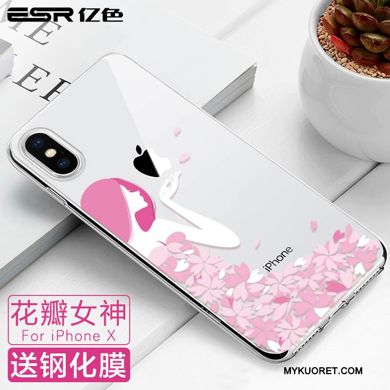 Kuori iPhone X Laukut Uusi Puhelimen Kuoret, Kotelo iPhone X Monivärinen Murtumaton Tide-brändi