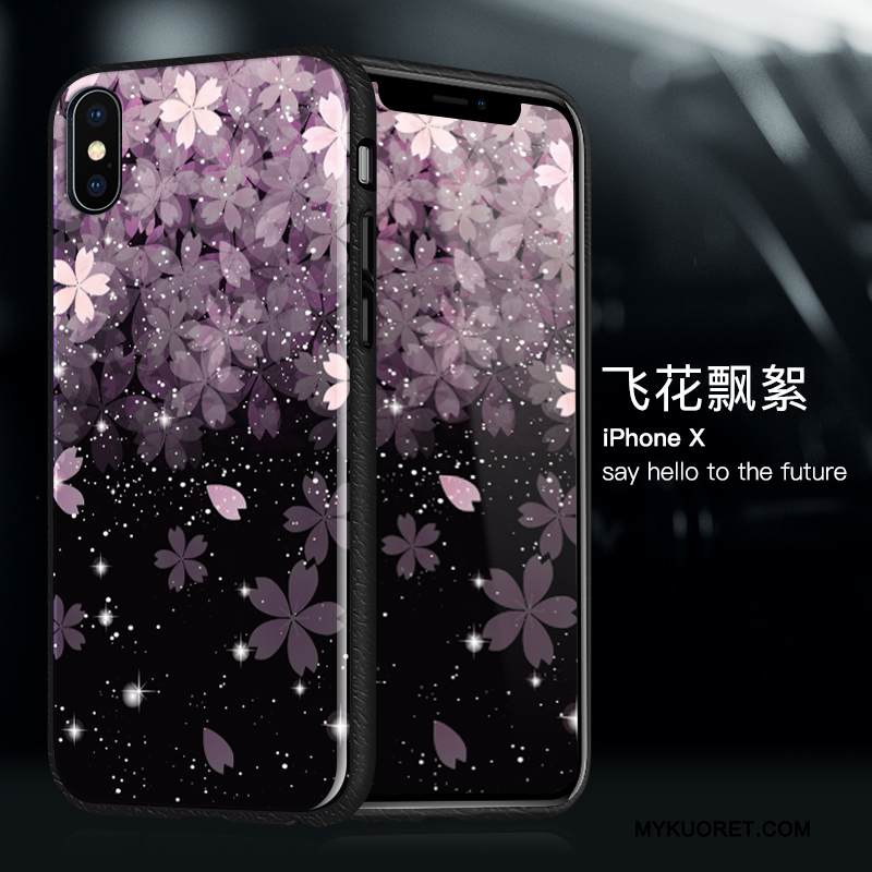 Kuori iPhone X Laukut Violetti Puhelimen Kuoret, Kotelo iPhone X Silikoni Murtumaton Ultra