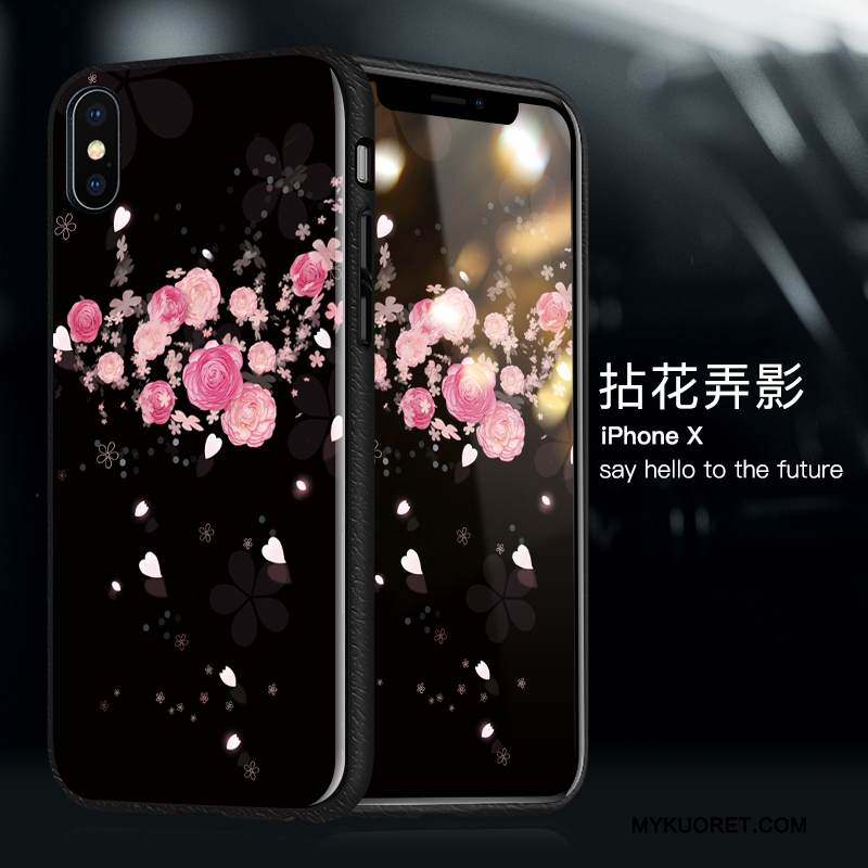 Kuori iPhone X Laukut Violetti Puhelimen Kuoret, Kotelo iPhone X Silikoni Murtumaton Ultra