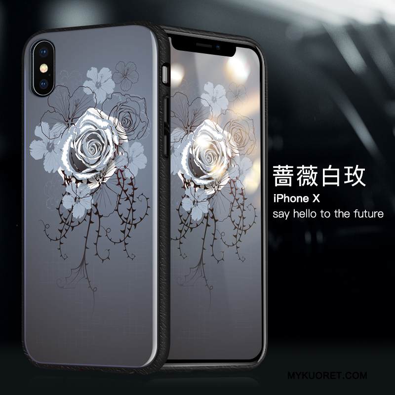 Kuori iPhone X Laukut Violetti Puhelimen Kuoret, Kotelo iPhone X Silikoni Murtumaton Ultra